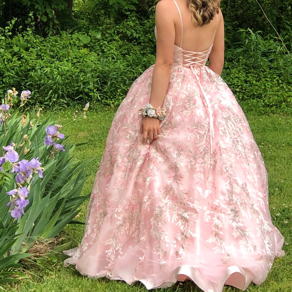 Sherri Hill Pink Prom Dress